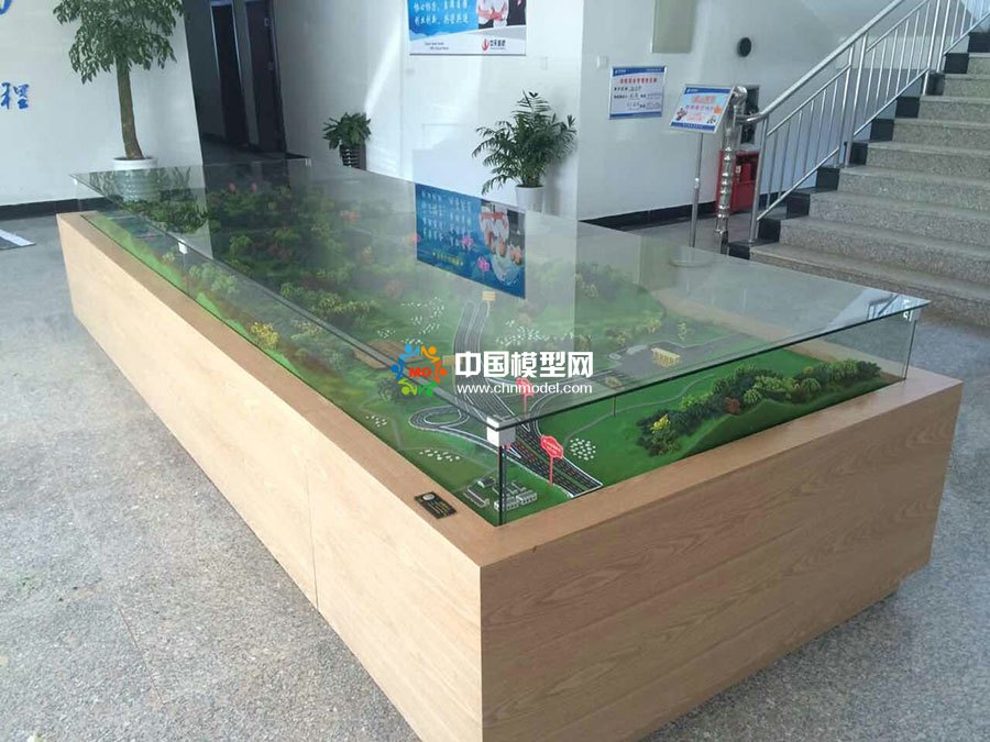 繞城高速沙盤模型