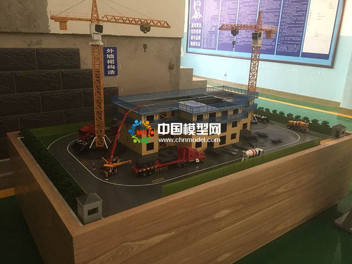 建筑施工場景沙盤模型