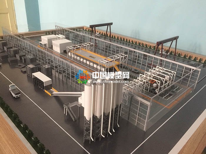 預(yù)制生產(chǎn)線(xiàn)沙盤(pán)模型                                            