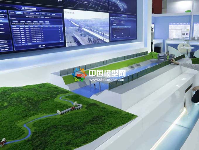 ???????南水北調工程沙盤模型