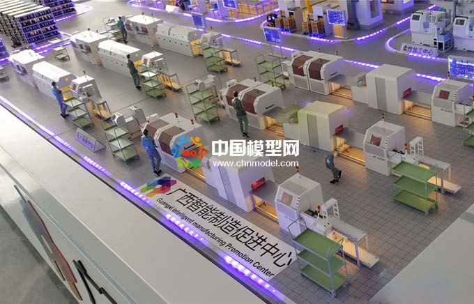 廣西智能制造促進中心沙盤模型