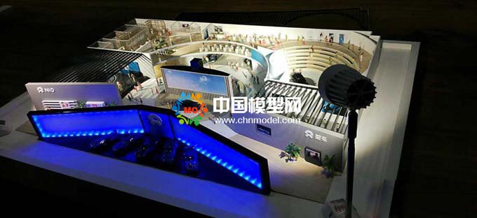 汽車展臺模型,4S店沙盤