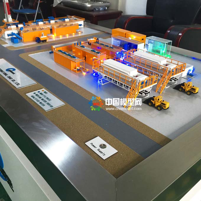 泥漿不落地系統模型