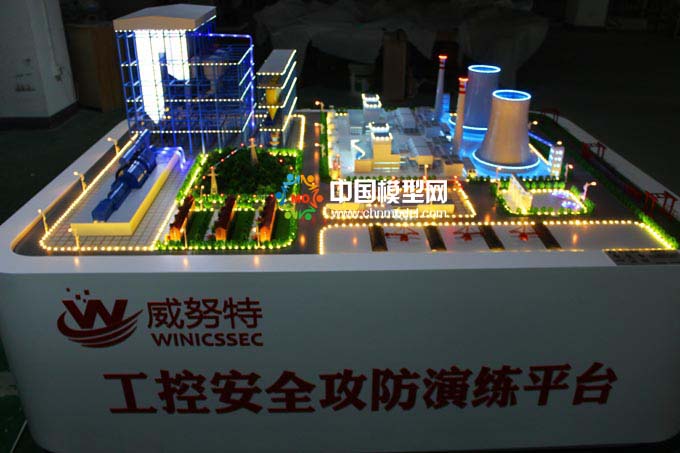 火力發電廠工控安全系統沙盤模型