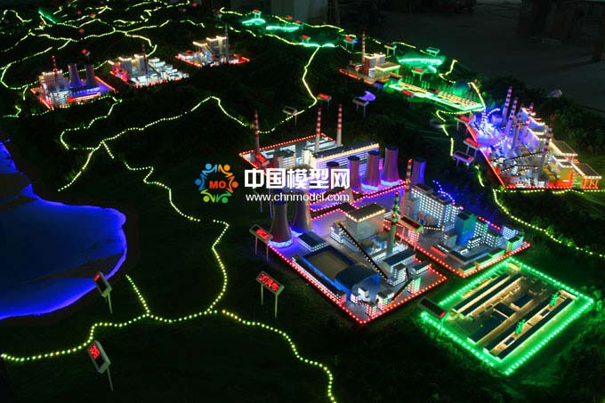 國(guó)家電投能源分布沙盤模型