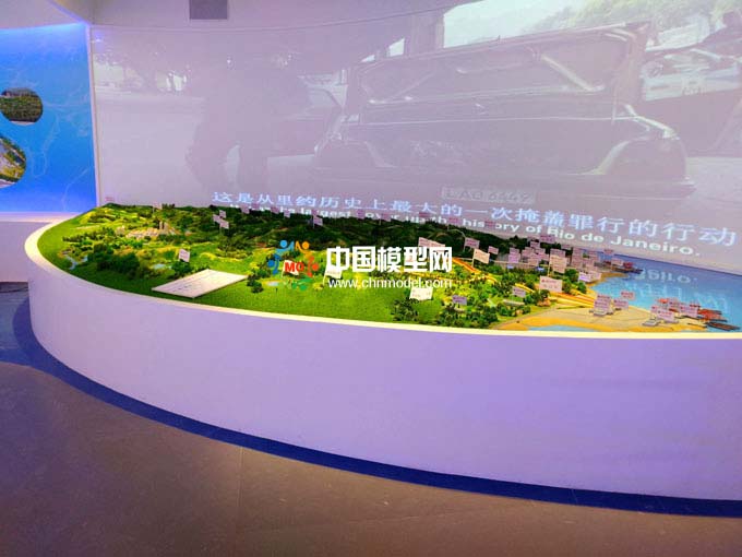 水網(wǎng)分布沙盤(pán)模型