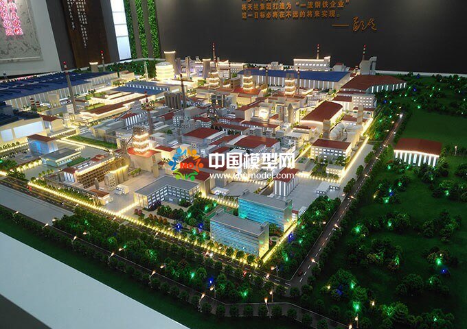 國內部分鋼鐵廠沙盤模型