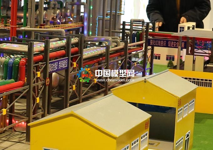 LNG液化調峰工廠沙盤模型