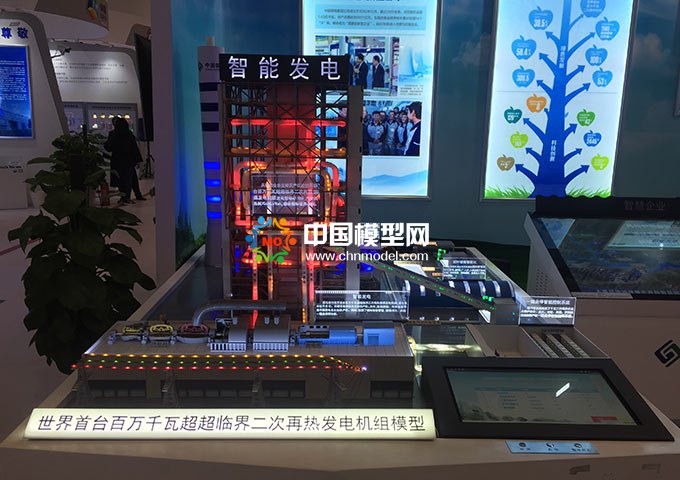 二次再熱發電沙盤模型