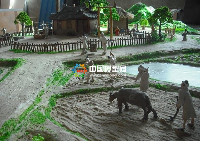 農作場景沙盤模型
