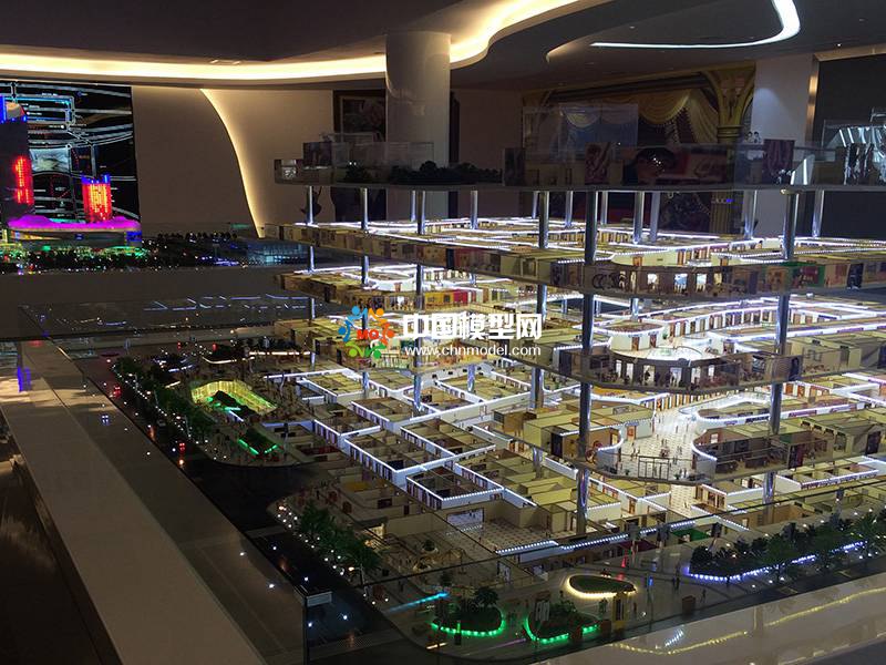 商業多層升降沙盤模型
