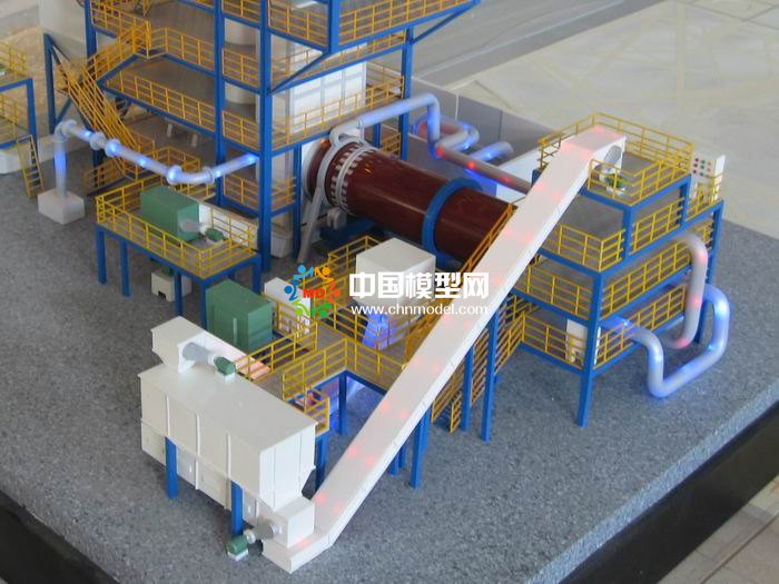 干式垃圾焚燒處理沙盤模型