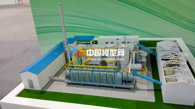 污染土壤修復(fù)沙盤模型，污泥處理模型