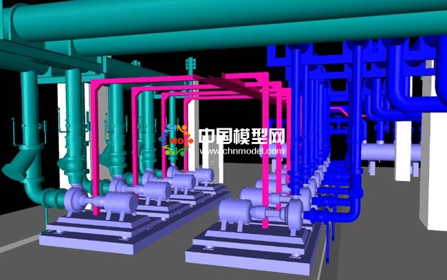 集成冷凍站模型