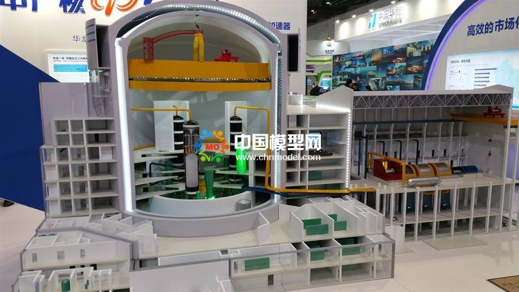 核電物理研究沙盤模型，核電站結構模型