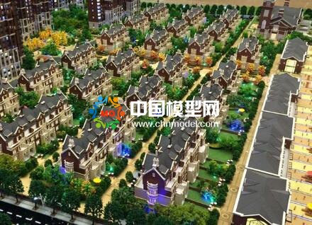 別墅模型工藝水平依舊沿用傳統技術炮制