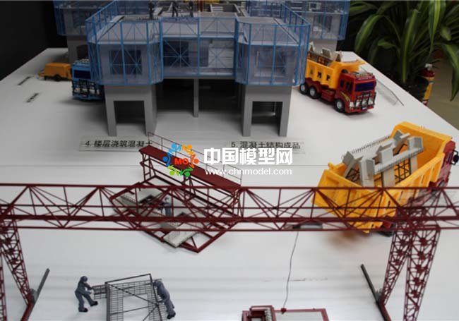 住宅工業化pc預制構件生產沙盤模型