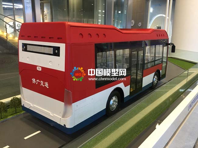 氫燃料電池公交車(chē)模型，氫能源大巴車(chē)模型