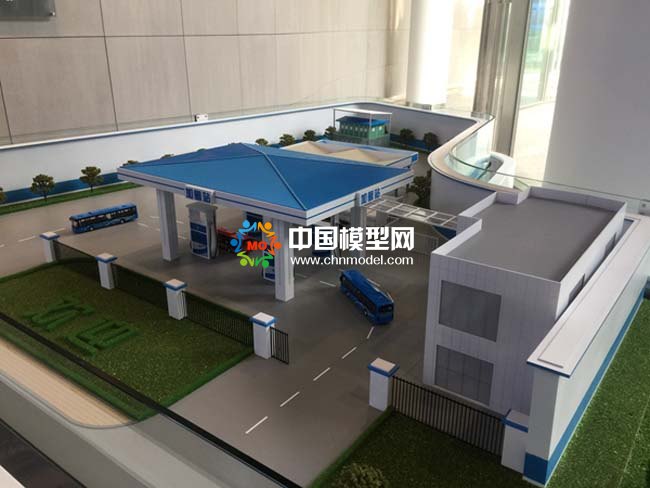 加氫站沙盤模型