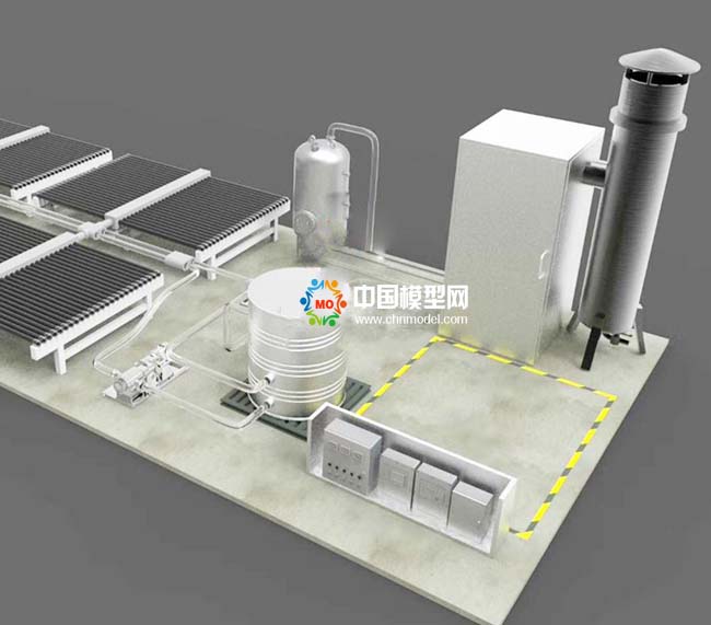 太陽能轉化裝置沙盤模型