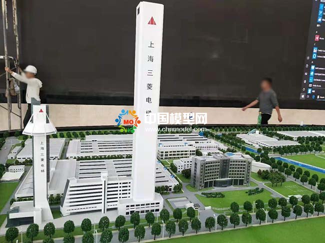 上海三菱電梯廠區沙盤模型