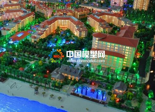 綜合體沙盤模型商業氛圍的營造源自小品和燈光