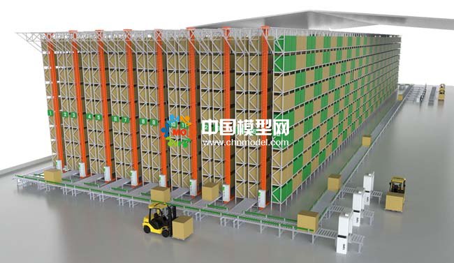 智能倉儲系統沙盤模型