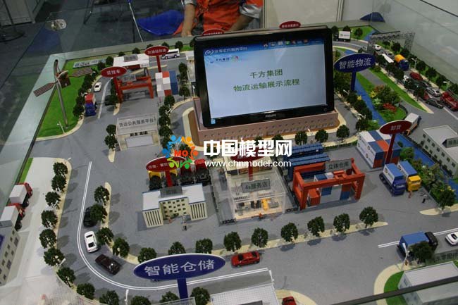 智能倉儲系統沙盤模型