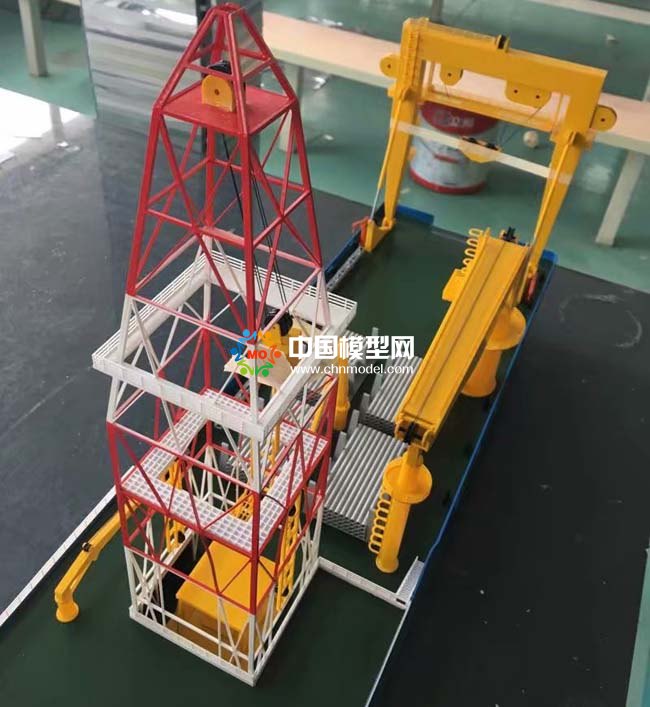 深海勘察船模型，海洋石油708模型