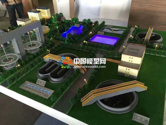 水環境監測處理沙盤模型