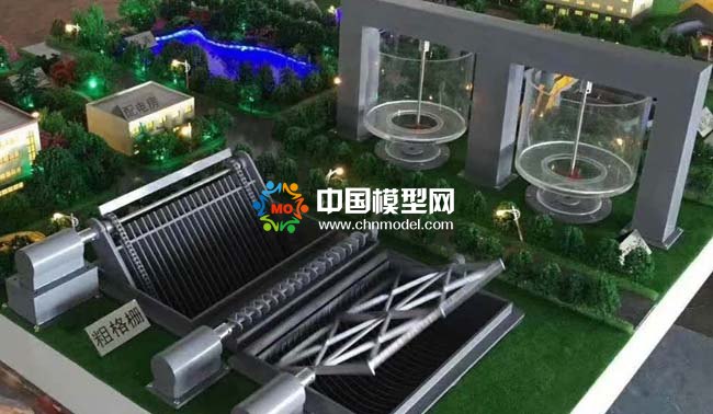 水環境監測處理沙盤模型