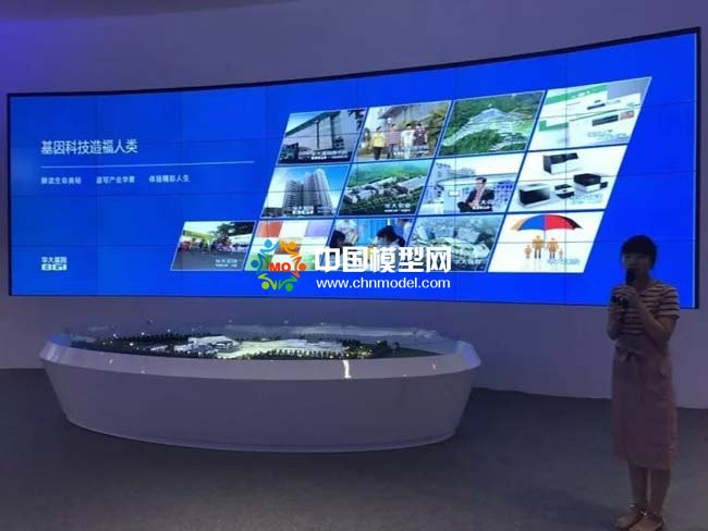 華大基因沙盤模型