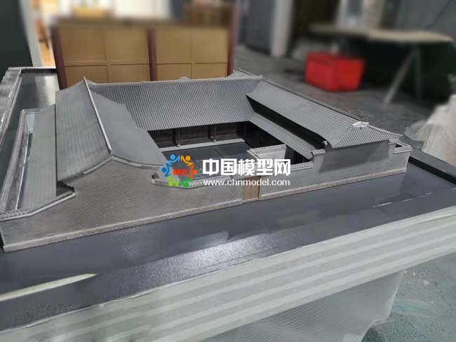 百年老宅張人亞故居建筑模型