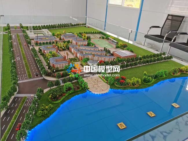???????鄂州市第二中學沙盤模型