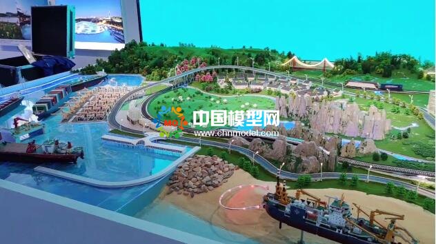 中國交建核心業(yè)務展示沙盤模型