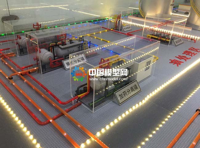 石油儲運油氣集輸系統沙盤模型
