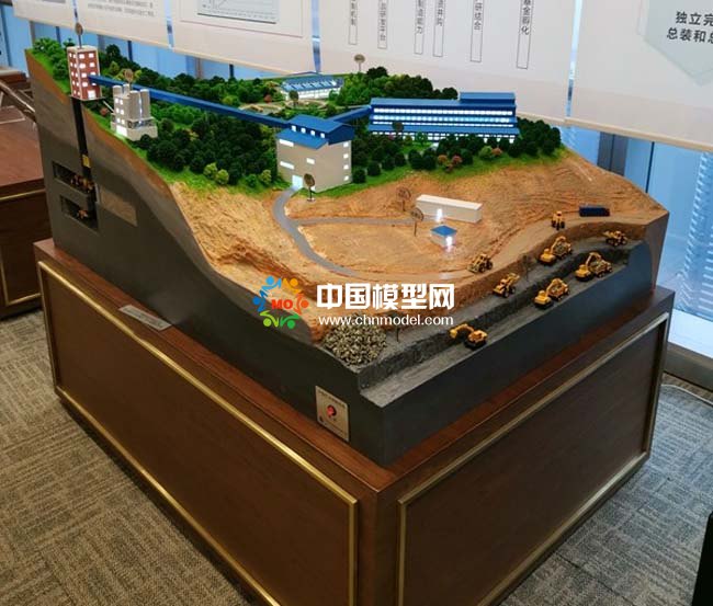 爆破應用場景沙盤模型，民爆一體化解決方案