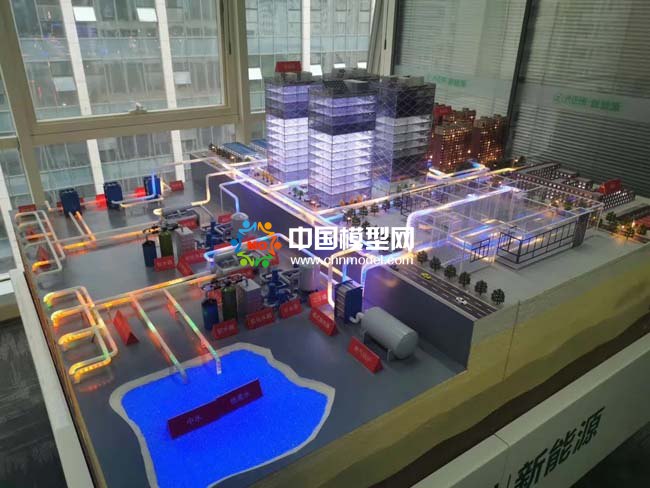 太陽能光伏應用及地源熱泵原理沙盤模型