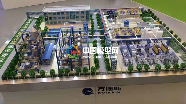 高鹽廢水零排及結晶資源化沙盤模型