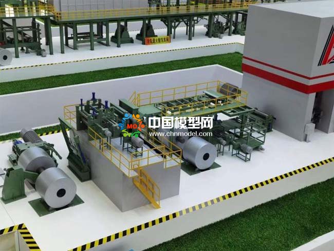 煉鋼工業基地沙盤模型