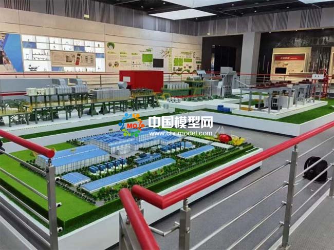 煉鋼工業基地沙盤模型