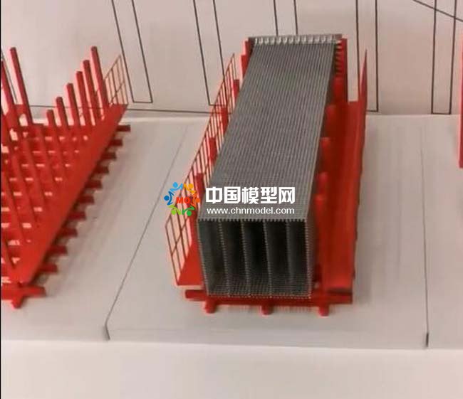 城市高架預制裝配式橋梁工藝沙盤模型