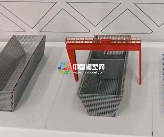 城市高架預制裝配式橋梁工藝沙盤模型