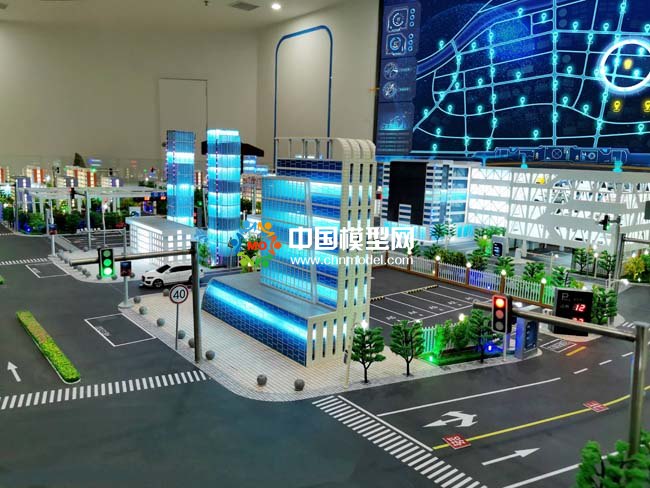 智慧停車解決方案沙盤模型