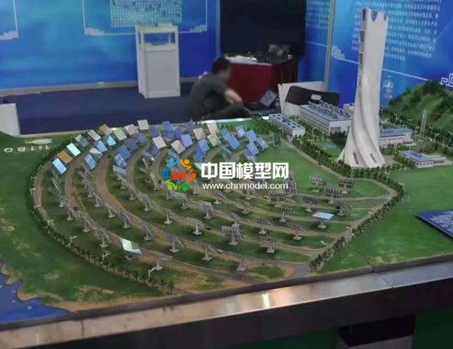 太陽能光熱發電沙盤模型