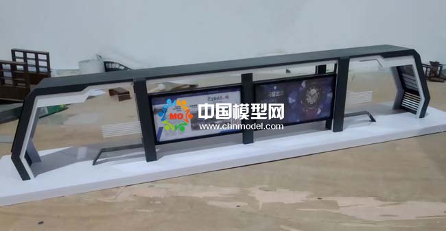 公交站臺模型
