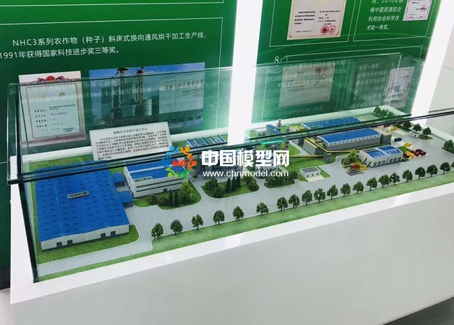 規(guī)?；衩追N子加工中心沙盤模型