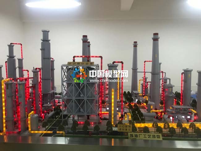 石油開采與煉油廠工藝沙盤模型