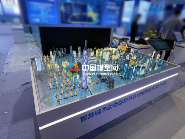 智慧城市動態感知與運行保障技術沙盤模型