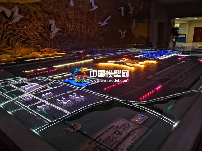 濟南遙墻機場沙盤模型